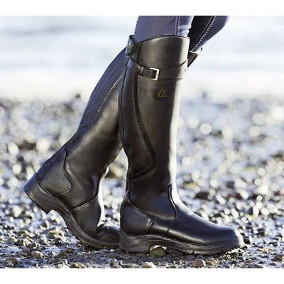 Ashford | Elspeth – Women’s Waterproof PU Leather Riding Boots with Warm Lining - Ashford London Clothing