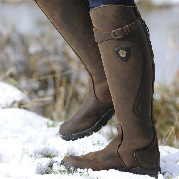 Ashford | Elspeth – Women’s Waterproof PU Leather Riding Boots with Warm Lining - Ashford London Clothing