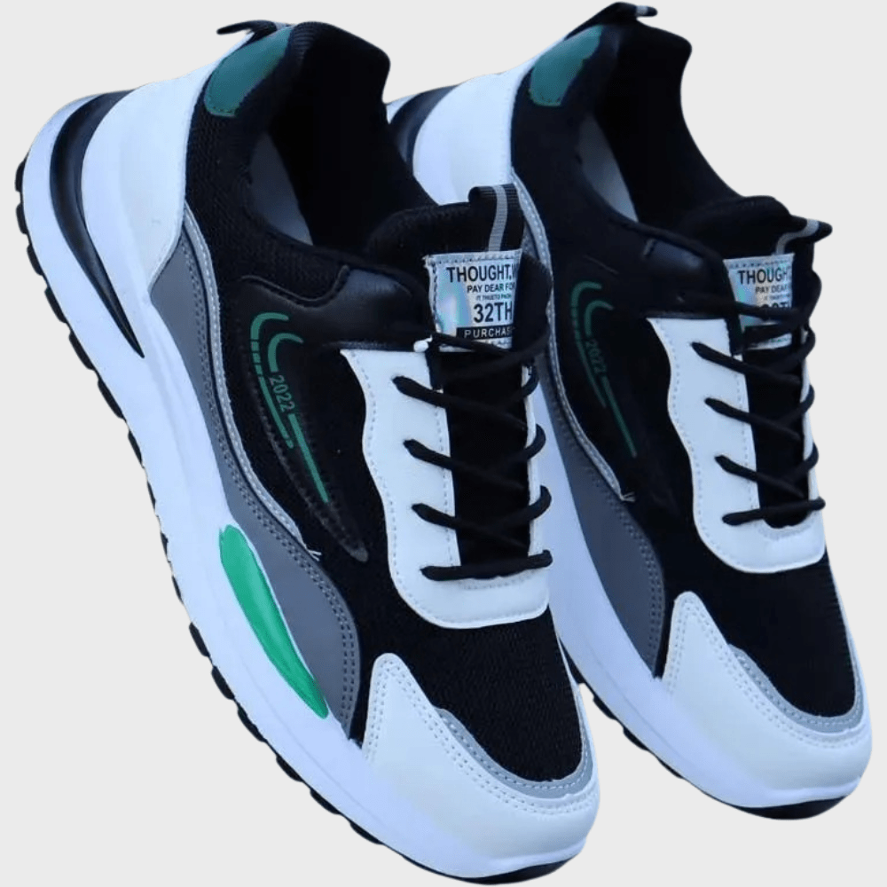 Ashford | Emil – Lace - Up Athletic Trainers with Flexible Fit - Ashford London Clothing