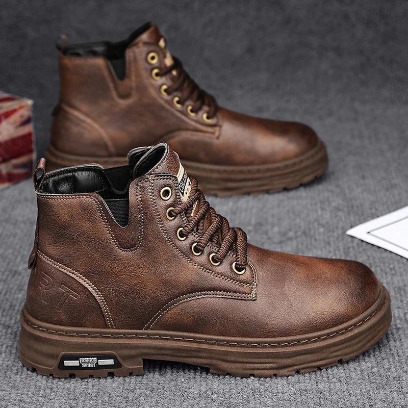 Ashford | Erik – Men’s Waterproof Winter Boots with Anti - Slip Sole and Insulated Lining - Ashford London Clothing