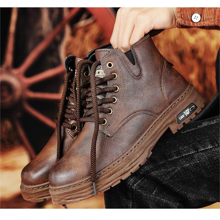 Ashford | Erik – Men’s Waterproof Winter Boots with Anti - Slip Sole and Insulated Lining - Ashford London Clothing