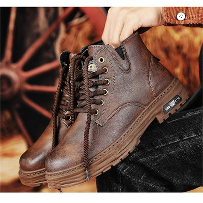 Ashford | Erik – Men’s Waterproof Winter Boots with Anti - Slip Sole and Insulated Lining - Ashford London Clothing