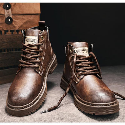 Ashford | Erik – Men’s Waterproof Winter Boots with Anti - Slip Sole and Insulated Lining - Ashford London Clothing