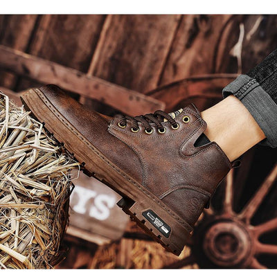 Ashford | Erik – Men’s Waterproof Winter Boots with Anti - Slip Sole and Insulated Lining - Ashford London Clothing