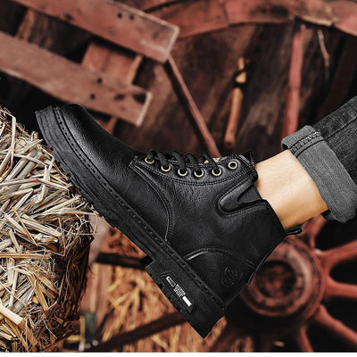 Ashford | Erik – Men’s Waterproof Winter Boots with Anti - Slip Sole and Insulated Lining - Ashford London Clothing