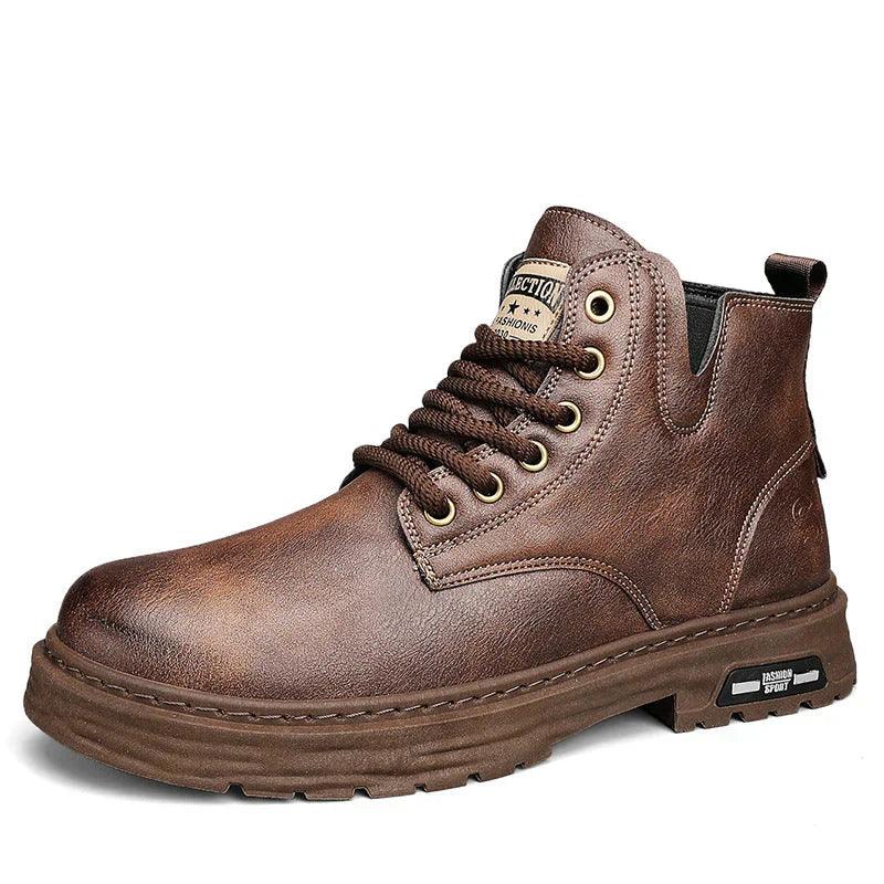 Ashford | Erik – Men’s Waterproof Winter Boots with Anti - Slip Sole and Insulated Lining - Ashford London Clothing