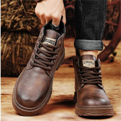 Ashford | Erik – Men’s Waterproof Winter Boots with Anti - Slip Sole and Insulated Lining - Ashford London Clothing