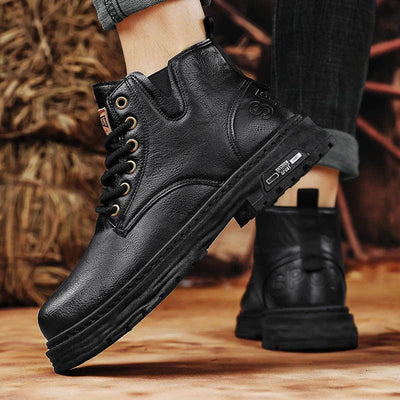 Ashford | Erik – Men’s Waterproof Winter Boots with Anti - Slip Sole and Insulated Lining - Ashford London Clothing