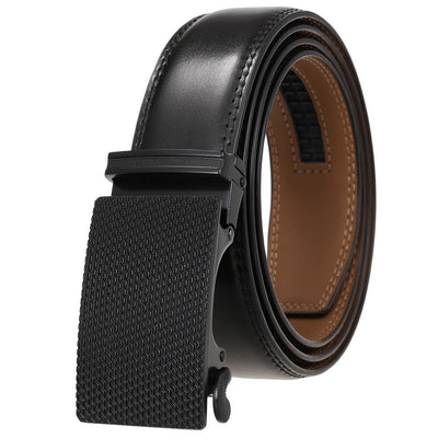 Ashford | Étienne – Men’s Leather Belt – Slide Ratchet – Adjustable Fit – Business Formal Accessory - Ashford London Clothing
