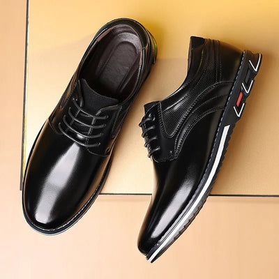 Ashford | Felix Men’s Pointed Toe Casual Shoes – PU Leather – Flat Heel - Ashford London Clothing