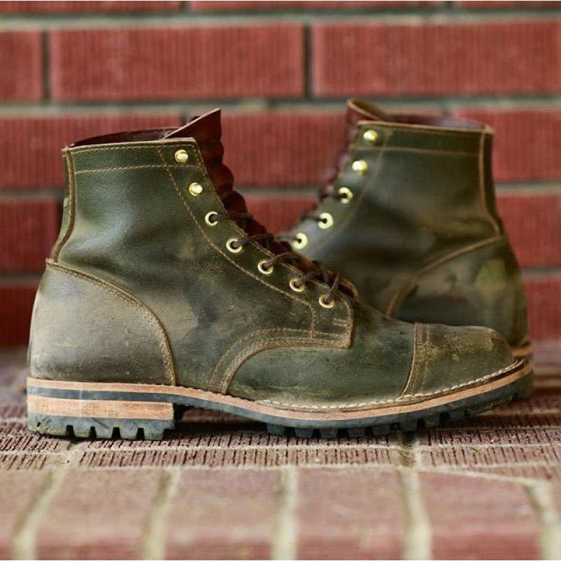 Ashford | Fraser – Men’s Classic Leather Lace - Up Ankle Boots with Grip Sole - Ashford London Clothing