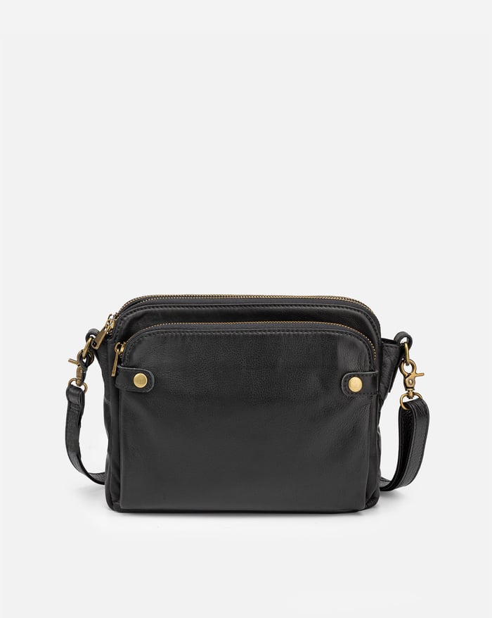 Ashford | Freja – 3 - Layer Leather Crossbody Bag for Women - Ashford London Clothing