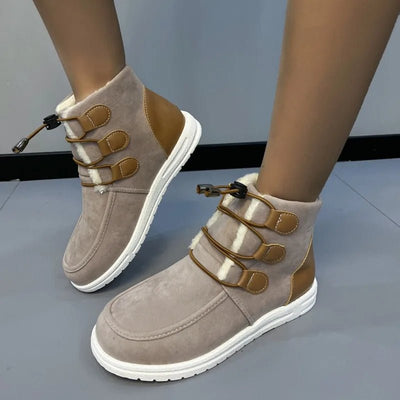 Ashford | Freya – Women’s Flat Ankle Boots with Round Toe & Rugged Outdoor Sole - Ashford London Clothing