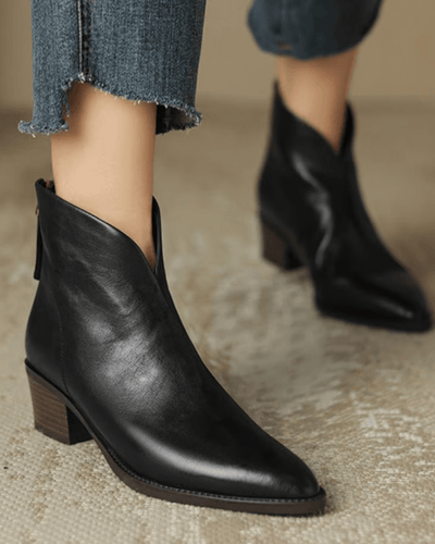 Ashford | Freyja – Women’s Elegant Knee - High Boots with Block Heel - Ashford London Clothing