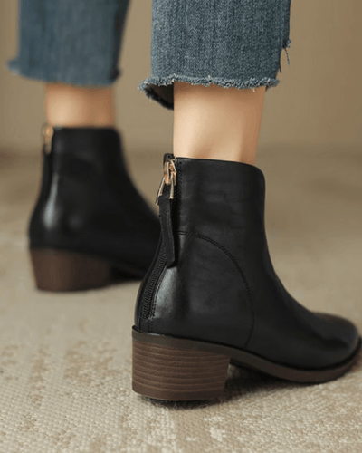 Ashford | Freyja – Women’s Elegant Knee - High Boots with Block Heel - Ashford London Clothing