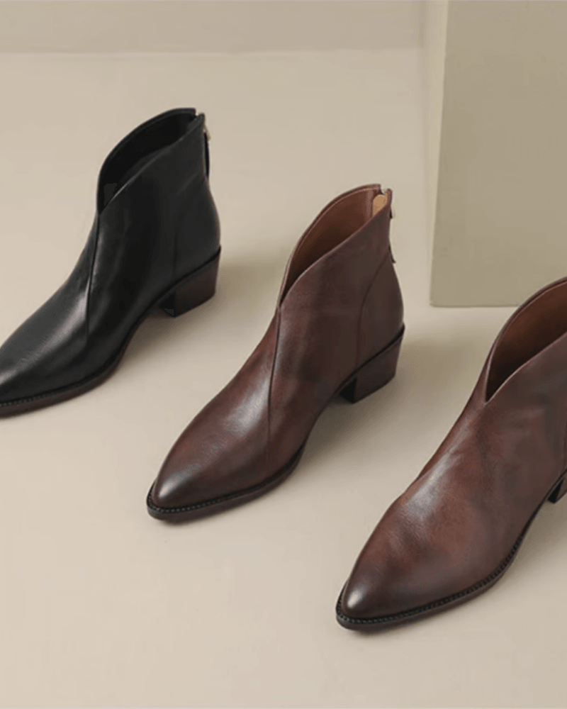 Ashford | Freyja – Women’s Elegant Knee - High Boots with Block Heel - Ashford London Clothing
