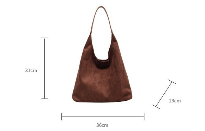Ashford | Geneviève – Women’s Suede Tote Bag – Spacious Structured Design - Ashford London Clothing