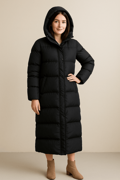 Ashford | Gráinne – Women’s Oversized Quilted Puffer Jacket with High Collar & Full Zip - Ashford London Clothing