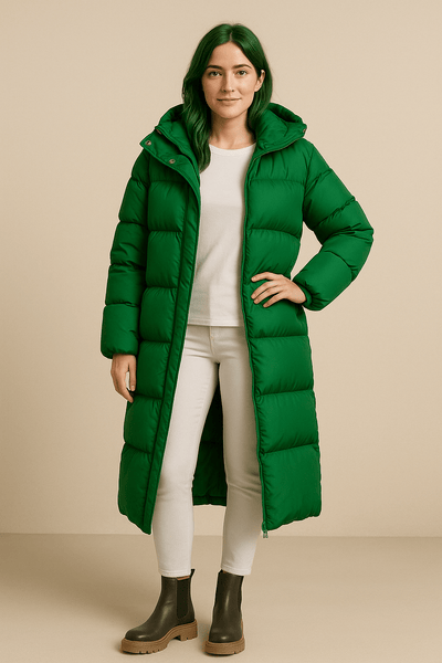 Ashford | Gráinne – Women’s Oversized Quilted Puffer Jacket with High Collar & Full Zip - Ashford London Clothing