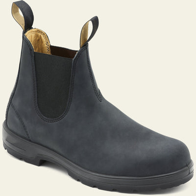 Ashford | Henrik – Men’s PU Leather Chelsea Boots with Rugged Sole & Slip - On Fit - Ashford London Clothing