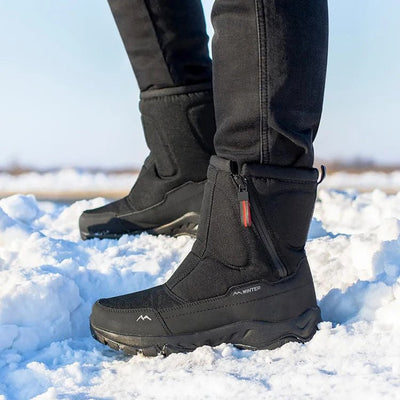 Ashford | Henrik – Men’s Water - Resistant Winter Boots with Side Zip & Rugged Sole - Ashford London Clothing