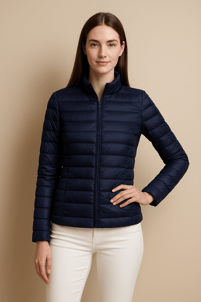 Ashford | Holly – Women’s Slim Fit Quilted Down Jacket with Hip - Length Design - Ashford London Clothing
