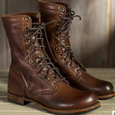 Ashford | Ingrid – Women’s Lace - Up Ankle Boots Durable Sole, PU Leather, Outdoor Style - Ashford London Clothing