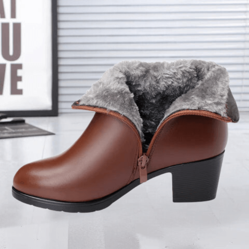 Ashford | Isolde – Women’s Suede Ankle Boots with Side Zip & Cushioned Insole - Ashford London Clothing