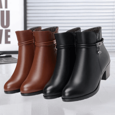 Ashford | Isolde – Women’s Suede Ankle Boots with Side Zip & Cushioned Insole - Ashford London Clothing
