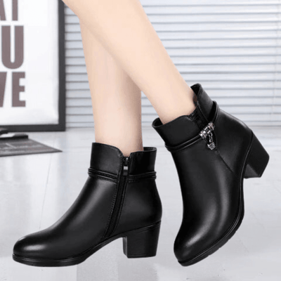 Ashford | Isolde – Women’s Suede Ankle Boots with Side Zip & Cushioned Insole - Ashford London Clothing