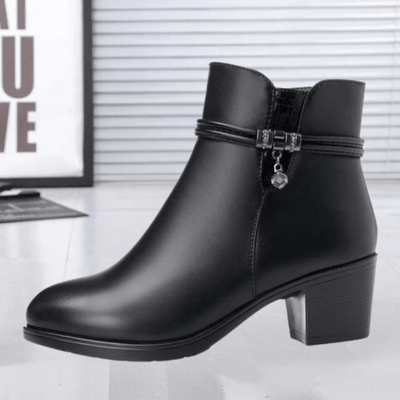 Ashford | Isolde – Women’s Suede Ankle Boots with Side Zip & Cushioned Insole - Ashford London Clothing