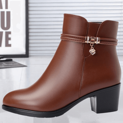 Ashford | Isolde – Women’s Suede Ankle Boots with Side Zip & Cushioned Insole - Ashford London Clothing