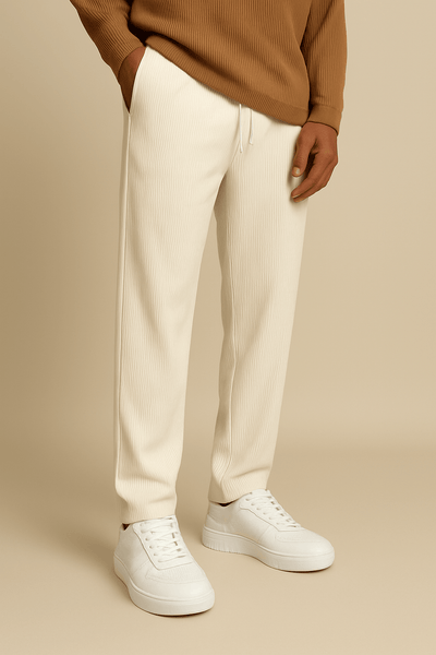 Ashford | Jethro Loose Fit Corduroy Trousers with Soft Texture - Ashford London Clothing