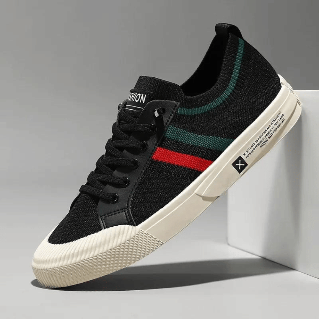 ASHFORD | John Casual Men’s Sneakers in Breathable Knit – Lace - Up - Ashford London Clothing