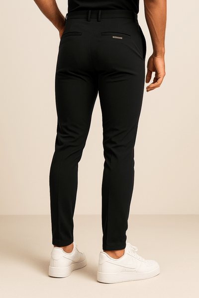 Ashford | John Slim Fit Long Pants – Casual Smart Look for Men - Ashford London Clothing