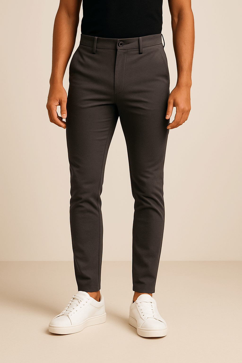 Ashford | John Slim Fit Long Pants – Casual Smart Look for Men - Ashford London Clothing