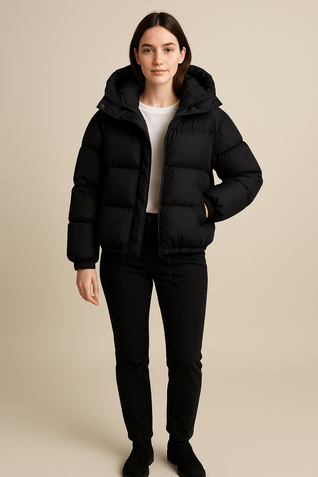Ashford | Juno – Women’s Hooded Short Quilted Puffer Jacket – Insulated Casual Outerwear - Ashford London Clothing