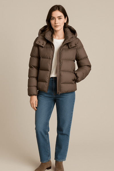 Ashford | Juno – Women’s Hooded Short Quilted Puffer Jacket – Insulated Casual Outerwear - Ashford London Clothing
