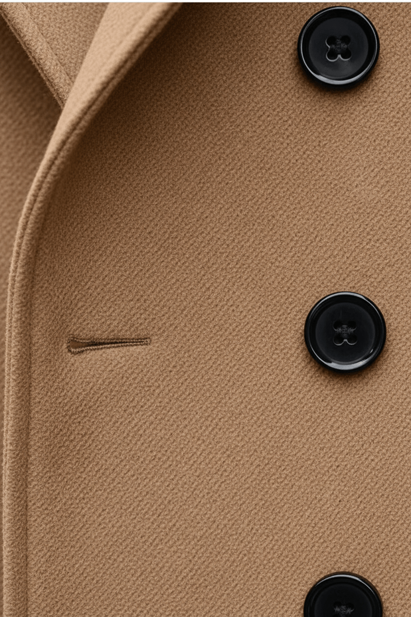 Ashford | Kael – Men’s Wool Double - Breasted Trench Coat with Tailored Fit - Ashford London Clothing