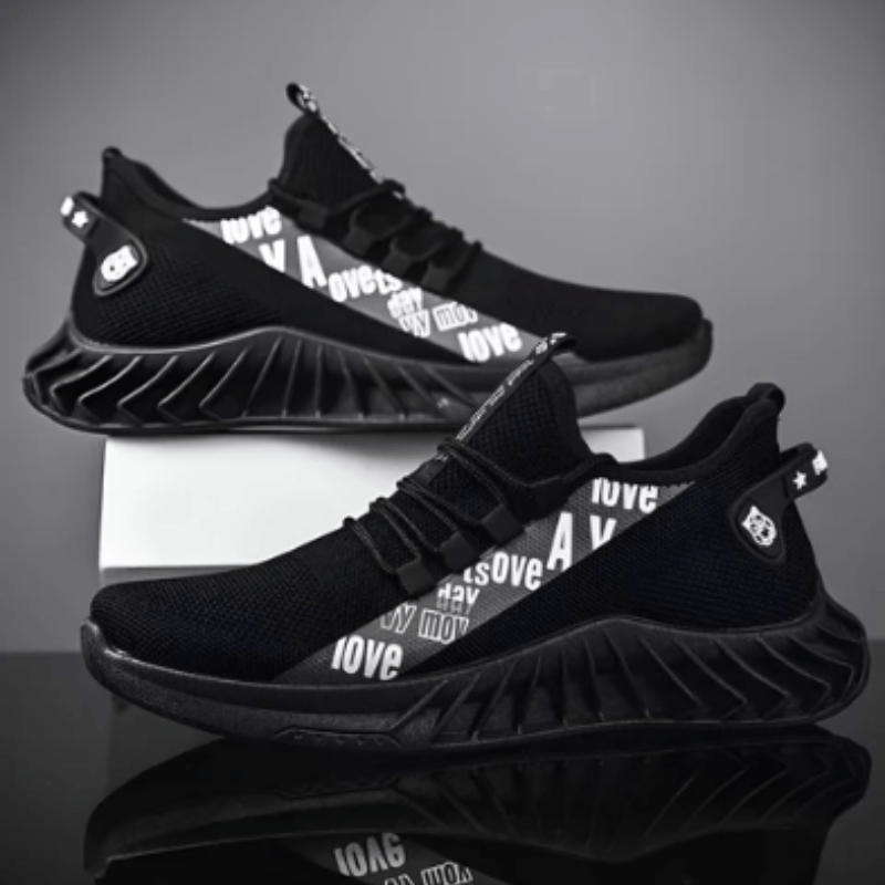 Ashford | Kaelen – Men’s Athletic Sneakers – Breathable Mesh, Lace - Up, Lightweight Casual Sportswear - Ashford London Clothing