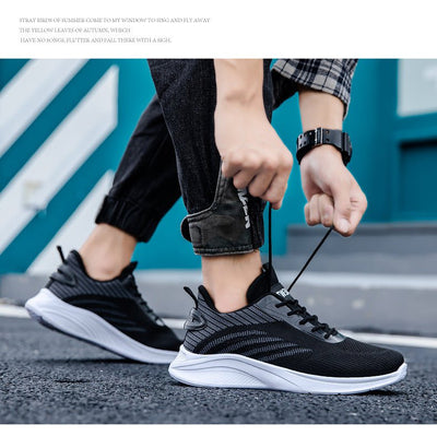 Ashford | Keiran – Men’s Lightweight Breathable Running Sneakers – Mesh Design – Sleek Modern Style - Ashford London Clothing