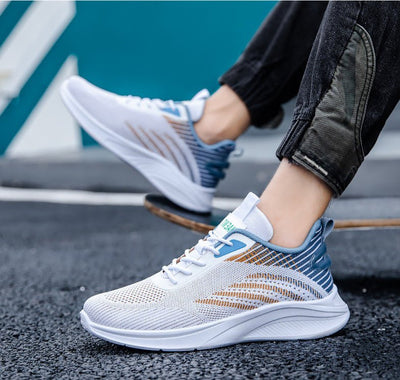 Ashford | Keiran – Men’s Lightweight Breathable Running Sneakers – Mesh Design – Sleek Modern Style - Ashford London Clothing