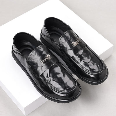 Ashford | Lachlan – Men's Slip - On Leather Loafers with Modern Fit - Ashford London Clothing