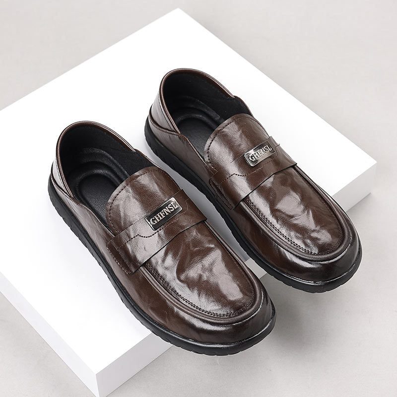 Ashford | Lachlan – Men's Slip - On Leather Loafers with Modern Fit - Ashford London Clothing