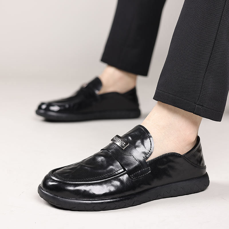Ashford | Lachlan – Men's Slip - On Leather Loafers with Modern Fit - Ashford London Clothing