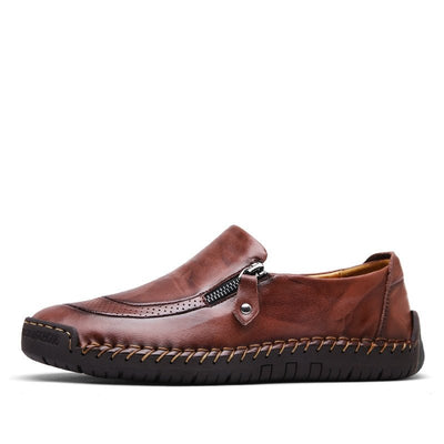 Ashford | Lennox – Men's Slip - On Leather Loafers with Modern Fit - Ashford London Clothing