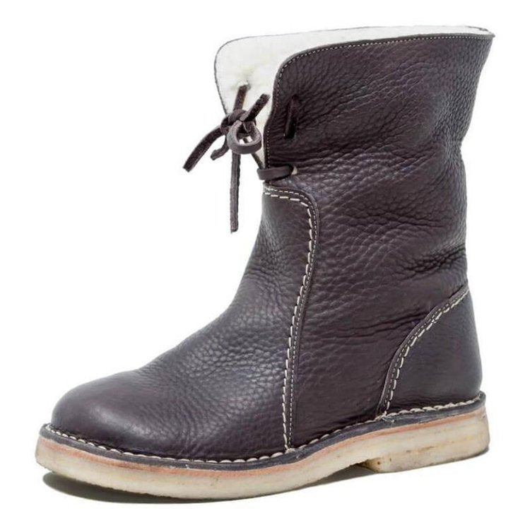 Ashford | Lesli – Women’s Leather Lace - Up Ankle Boots with 2 - Inch Heel - Ashford London Clothing
