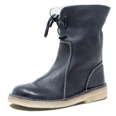Ashford | Lesli – Women’s Leather Lace - Up Ankle Boots with 2 - Inch Heel - Ashford London Clothing