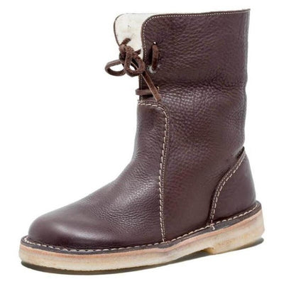 Ashford | Lesli – Women’s Leather Lace - Up Ankle Boots with 2 - Inch Heel - Ashford London Clothing