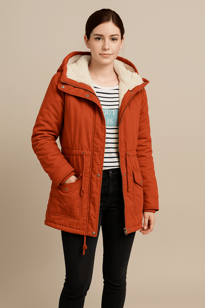 Ashford | Liv – Women’s Water - Resistant Plush Lined Parka Jacket - Ashford London Clothing